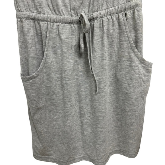 The North Face Aurora Tie Waist Pocket Dress Gray Size Medium - Picture 2 of 6
